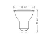OSRAM LED GU10 Reflektorlampe  Retrofit PAR16 50 Watt Spot Warmweiß 