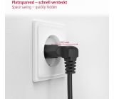 Hama Euro-Netzkabel 2-polig 5 m Schwarz