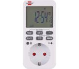 Brennenstuhl Comfort-Line Digitale Wochenzeitschaltuhr-Steckdose weiß