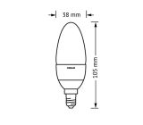 Osram LED STAR CLASSIC B LED-Lampe E14 40 W 6er Pack