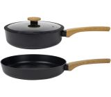 Sabatier Pfannenset Induktion Topfset Schmorpfanne 24cm Pfanne 28cm 3tlg ALUGUSS