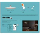 Ledvance LED Pendelleuchte Smart+ mit Bluetooth inkl. E27 Leuchtmittel