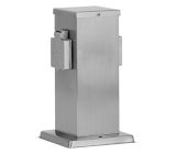 Ledar Steckdosenpfosten - Stockach stahl, Outdoor (2-fach)