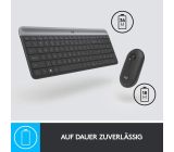 Logitech MK470 Slim Combo Kabellos Tastatur Maus SET Spanisches Layout [B-WARE]