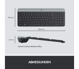 Logitech MK470 Slim Combo Kabellos Tastatur Maus SET Spanisches Layout [B-WARE]