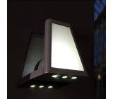 Eco Light Moderne LED-Außenwandleuchte inklusive 3 Farbfiltern