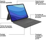 Logitech Combo Touch Schutzhülle mit Tastatur für iPad Pro 12.9 Zoll [B-WARE]