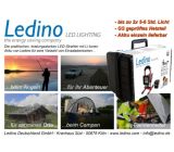 Ledino LED-FLA1005 Akkustrahler 10 W mit 2x Li-Ionen Wechselakku