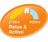 Osram LED E27 Lampe Kaltweiß zu Warmweiß 60 W
