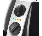 Emerio Heißluftfritteuse 1500W 4,5l Friteuse frittieren Smart Fryer