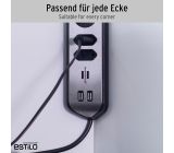 Brennenstuhl 4 Fach Steckdosenleiste mit USB Euro Steckerleiste