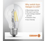 Osram LED Star Classic A Lampe, Kolbenform E2740 Watt Warmweiß