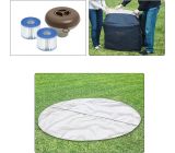 Intex Ø 196 x 71 cm Whirlpool Pure SPA - Bubble Massage Beige 