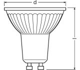OSRAM LED GU10 Reflektorlampe  dimmbar kaltweiß LED Spot 35W 