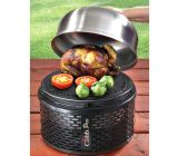 COBB PROFI Grill für Camping Balkon Tischgrill Edelstahl Holzkohle Balkongrill
