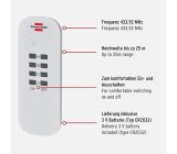 Brennenstuhl Funkschalt-Set 2er Funksteckdosen Set Schwarz