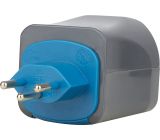 Brennenstuhl Reisestecker-Set/Reiseadapter-Set Steckdosenadapter schwarz