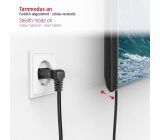 Hama Euro-Netzkabel 2-polig 5 m Schwarz