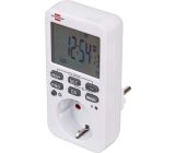 Brennenstuhl Comfort-Line Digitale Wochenzeitschaltuhr-Steckdose weiß