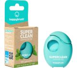 Happybrush Vegane Zahnseide SuperClean 35m Antibakterielle Zahnseidehalter 10ER