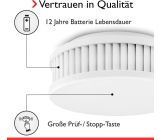 Pyrexx Rauchwarnmelder mit Magnet-Halterung PX-1 12-Jahres-Rauchmelder 