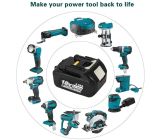 VANON 5.5Ah Ersatzakku für Makita 18V Akku mit LED-Anzeige ( (2 Stück)