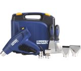 Rapid R1800 Heißluftpistole mit 4 Düsen 2 Farbschaber 1800W Heißluftfön 300-550°