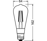 Ledvance LED Lampe E27 Goldglas Glühbirne dimmbar warmweiß Smart ZigBee