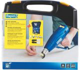 Rapid R1800 Heißluftpistole mit 4 Düsen 2 Farbschaber 1800W Heißluftfön 300-550°