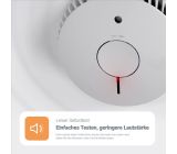 Fire Angel FA6115-INT Optischer Rauchmelder mit austauschbaren 5-Jahres-Batterien