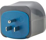 Brennenstuhl Reisestecker-Set/Reiseadapter-Set Steckdosenadapter schwarz