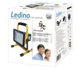 Ledino LED-Akkustrahler 20 W Li-Ionen Akku LED Strahler