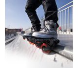 HUDORA 1200 - Skatesystem Twin-Skate Schwarz/rot