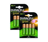Duracell Wiederaufladbare Batterien AAA, 8 Stück Bulk Ware