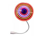 Satzuma ULF100 – USB-Ventilator mit LED-Licht Mehrfarbig 