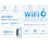 TP-Link RE600X AX1800 WLAN Verstärker Repeater Dualband WiFi 6 Router 5GHz [B-WARE]
