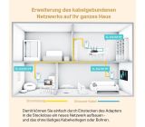 TP-LINK TL-PA7017P LAN Powerline Adapter Set Network Kit Gigabit LAN 1000Mbit/s [2ER)