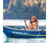 Intex Wyoming C2 Aufblasbares Kajak 307x89x53cm Schlauchboot 2-Sitzer