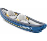 Intex Wyoming C2 Aufblasbares Kajak 307x89x53cm Schlauchboot 2-Sitzer