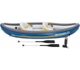 Intex Wyoming C2 Aufblasbares Kajak 307x89x53cm Schlauchboot 2-Sitzer