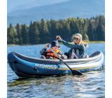 Intex Wyoming C2 Aufblasbares Kajak 307x89x53cm Schlauchboot 2-Sitzer
