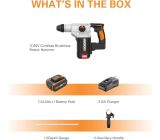 WORX WX380.1 Akku-Bohrhammer 4in1 Bohrschrauber Stemmhammer 