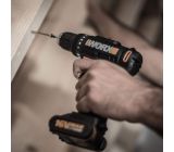 WORX WX152.1 Bohrmaschine mit 2 Li-Ion Akkus 16V Akkuschrauber