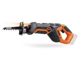 WORX WX508 Säbelsäge 20V zum Schneiden von Holz LED-Licht Reciprosäge mit Akku