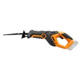 WORX WX508 Säbelsäge 20V zum Schneiden von Holz LED-Licht Reciprosäge mit Akku