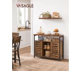 Vasagle Sideboard Kommode Küchenschrank Standschrank 