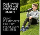 Thermos Trinkflasche Kinder Edelstahl 0,5l Thermoflasche Isolierflasche 
