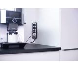 Brennenstuhl 4 Fach Steckdosenleiste mit USB Euro Steckerleiste