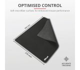 Trust Rutschfeste Gummi Mauspad 25cm x 21cm Schwarz
