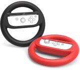 Speedlink Lenkrad-Aufsatz-Set für Nintendo Switch - RAPID Racing Wheel Set rot und schwarz
